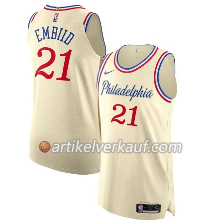 NBA Philadelphia 76ers Trikot Joel Embiid 21 Nike 2019-2020 City Edition Swingman - Herren
